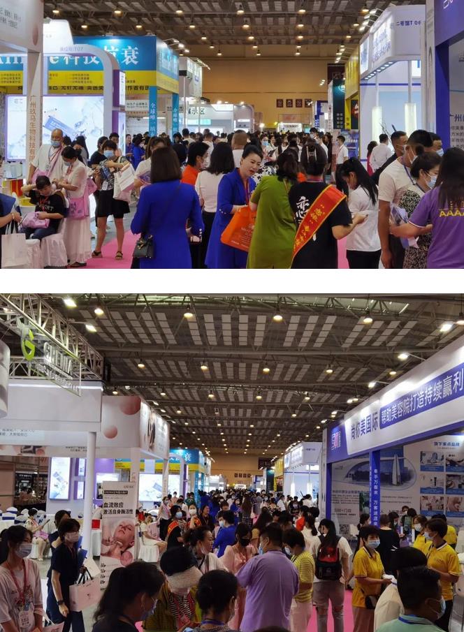 展會(huì)現(xiàn)場，往來行業(yè)人士比肩接踵
