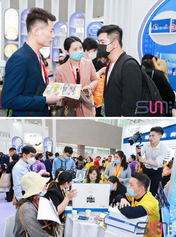 開(kāi)館第一時(shí)間直接奔向尚你美展館  并直接點(diǎn)名要求了解各類(lèi)產(chǎn)品和加盟詳情