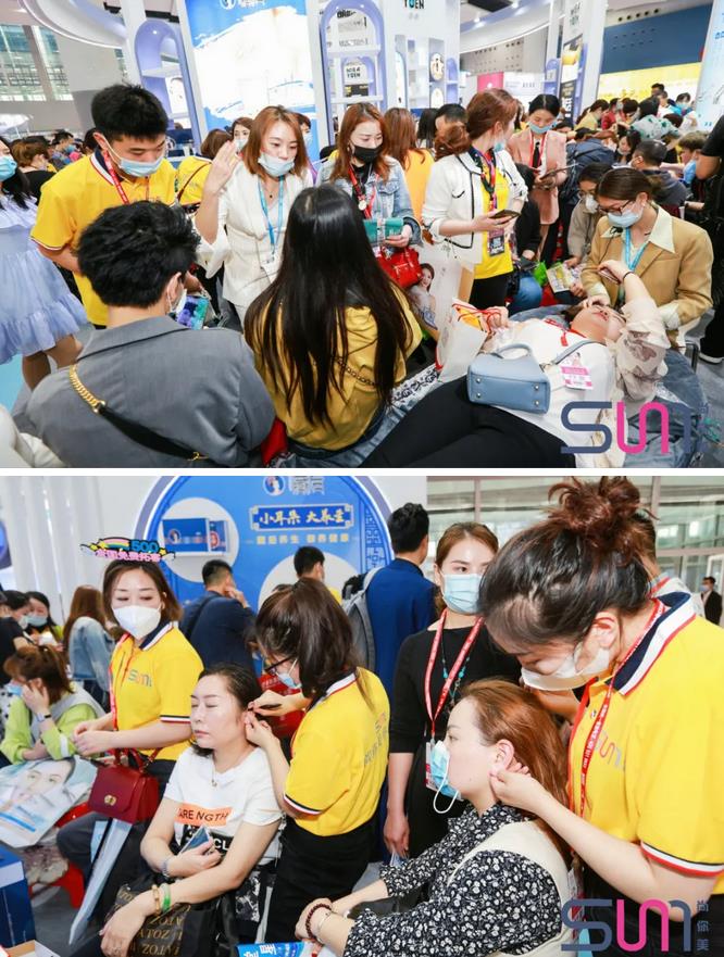 開(kāi)館第一時(shí)間直接奔向尚你美展館  并直接點(diǎn)名要求了解各類(lèi)產(chǎn)品和加盟詳情