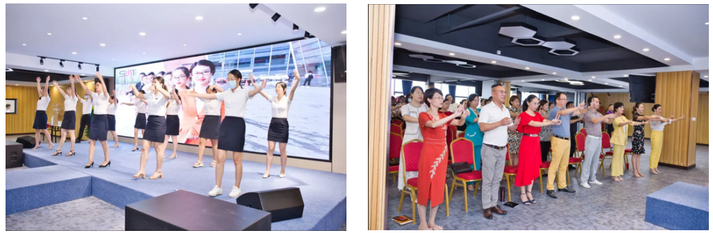 本次全員動(dòng)員會(huì)在澎湃激昂的企業(yè)舞蹈中正式拉開序幕