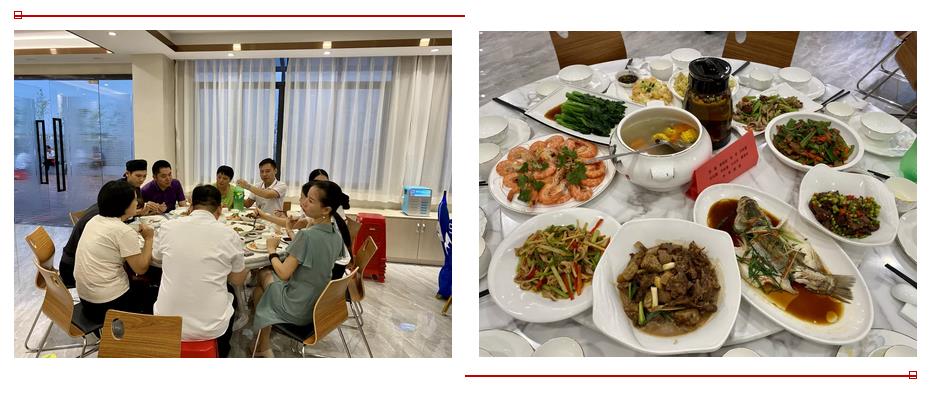 中秋團(tuán)圓宴開(kāi)始啦,大家歡聚尚你美總部七樓餐廳