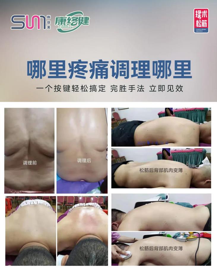 腰肌勞損、盆腔寒濕淤毒及臀肌勞損等病例一次體現(xiàn)當場見效